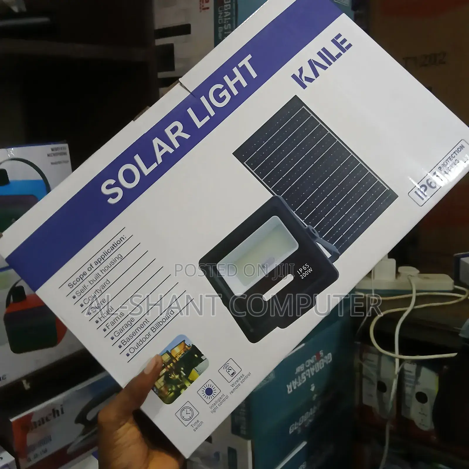 Kaile 200w Solar Light/Intelligent Remote Control Security Light