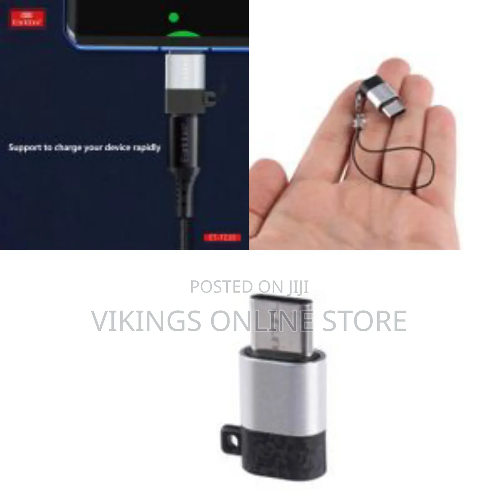Earldom Tc16 Type C to Otg Micro Cable, Otg Micro Usb Adapter