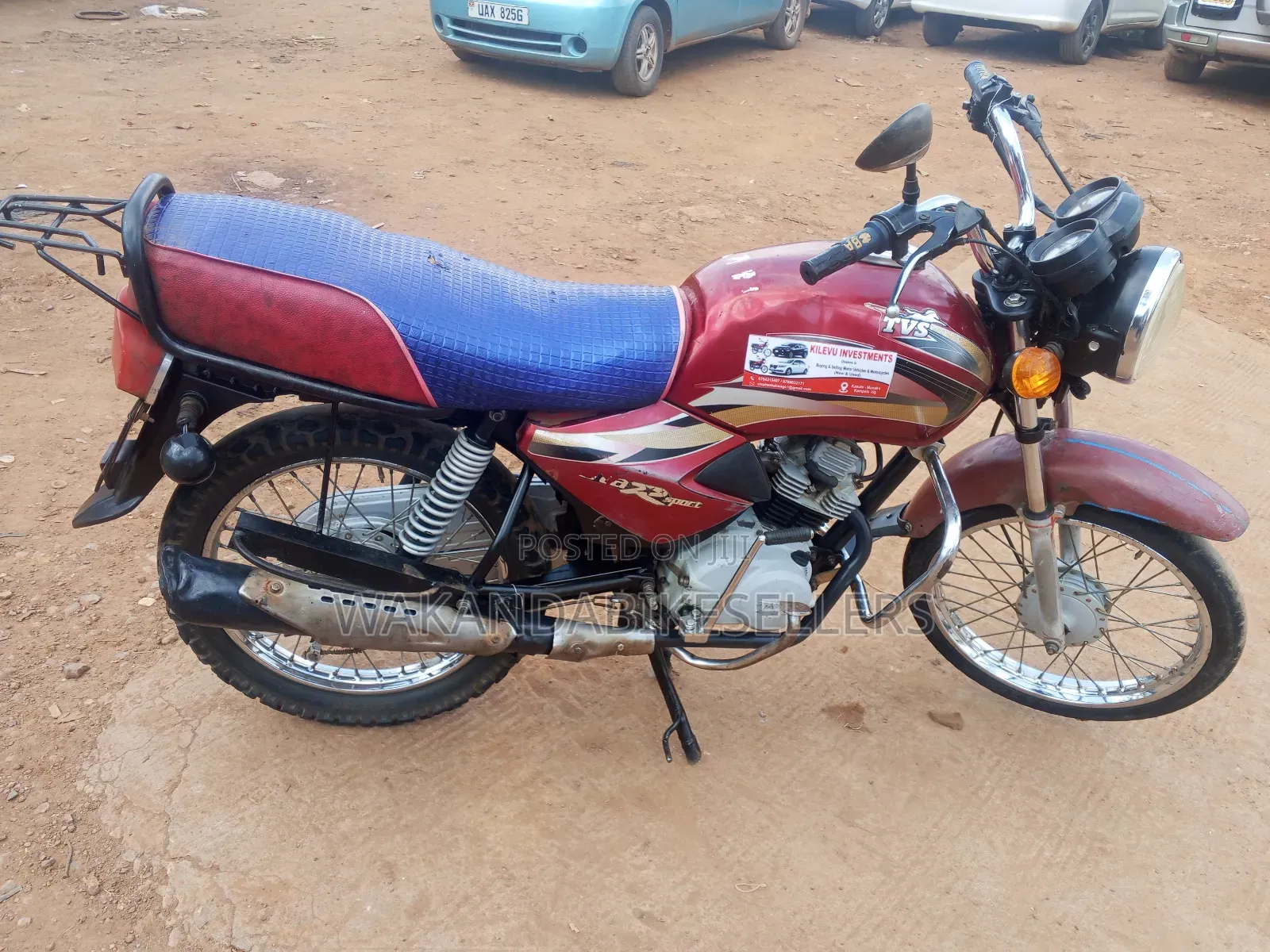 TVS XL 100 2019 Red