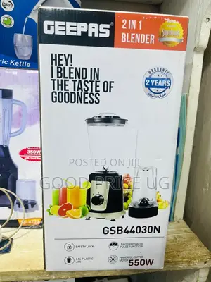 Geepas Blender Gsb44030n Is a 2-in-1 Kitchen Appliance