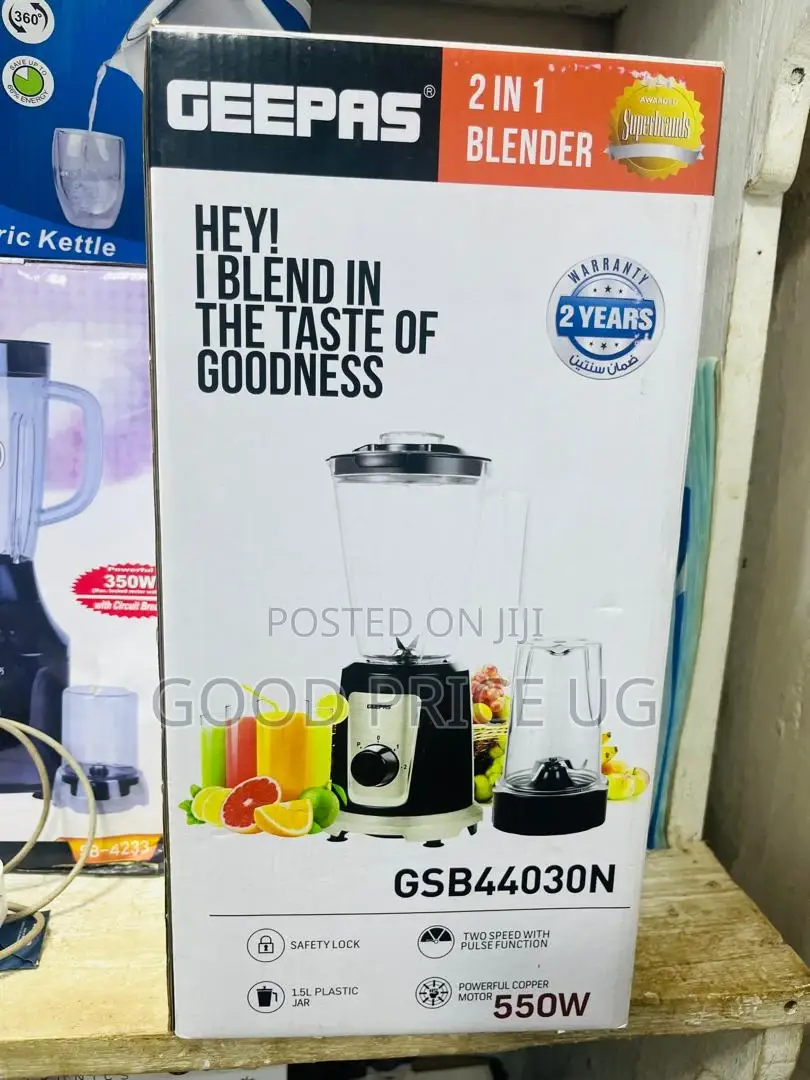Geepas Blender Gsb44030n Is a 2-in-1 Kitchen Appliance