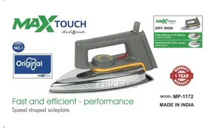 Max Touch Model Mp-1172 Dry Electric Iron