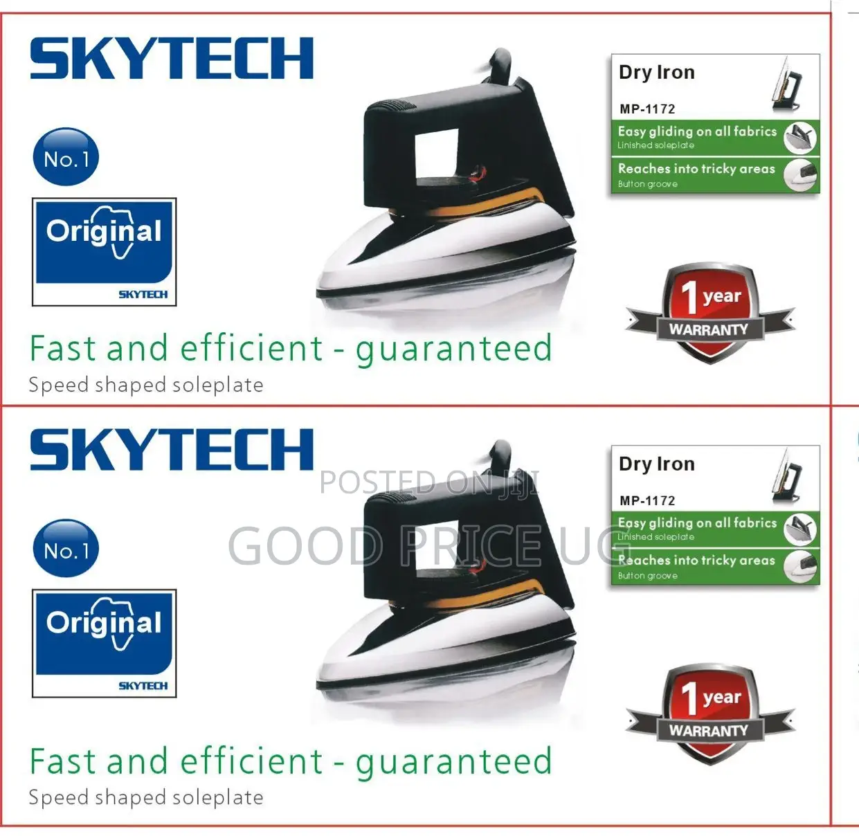Skytech Mp-1172 Dry Iron,