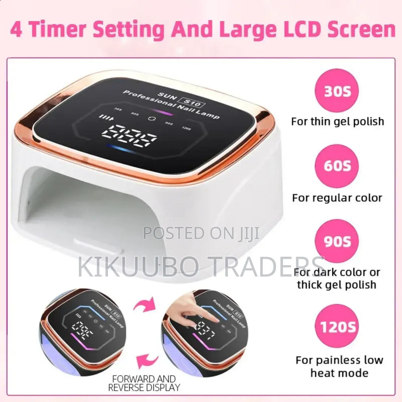 36leds S10 Cordless Uv Led Gel Dryer Nail Lamp
