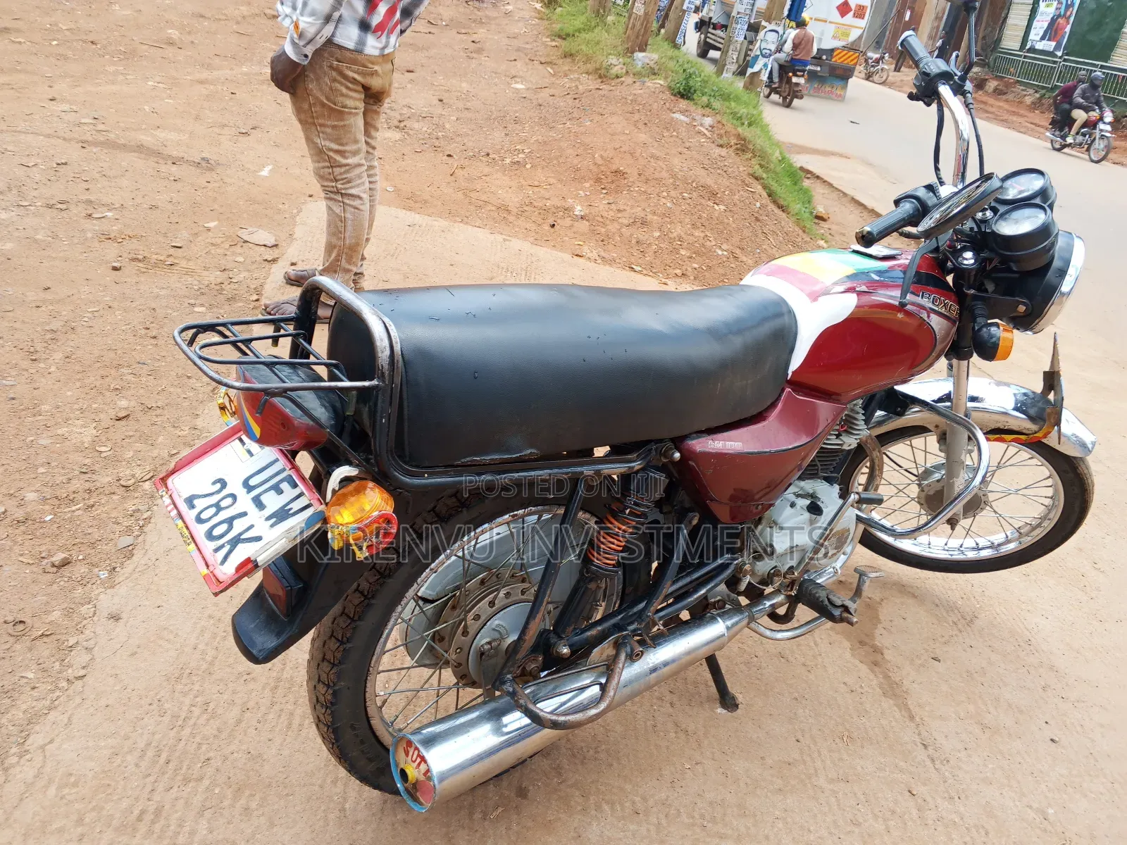 Bajaj Boxer 100 2018 Red