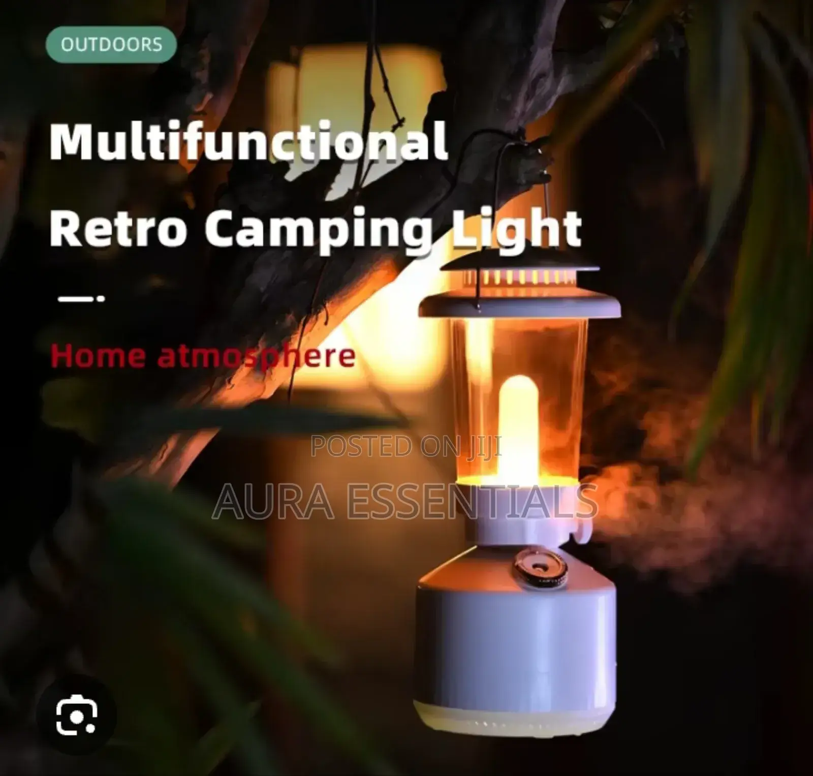 Portable "Lighthouse Camping Light Humidifier"
