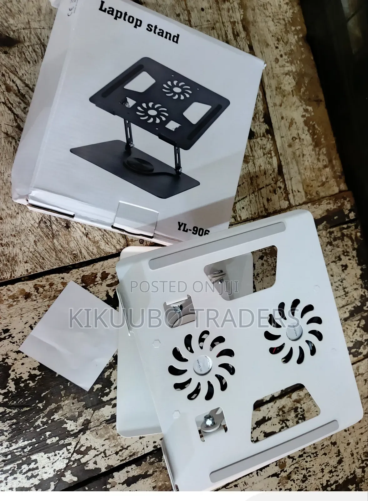 Adjustable Laptop Stand With Inbuilt Cooling Fans