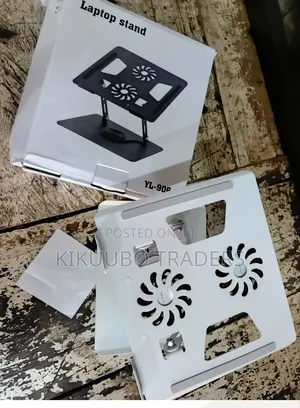 Adjustable Laptop Stand With Inbuilt Cooling Fans