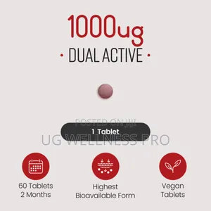 Vitabright Vitamin B12 60 Tablets ~ 2 Month Supply