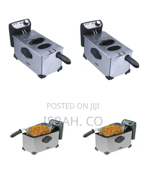 Electro Master Dual-Basket Deep Fryer - Multicolor