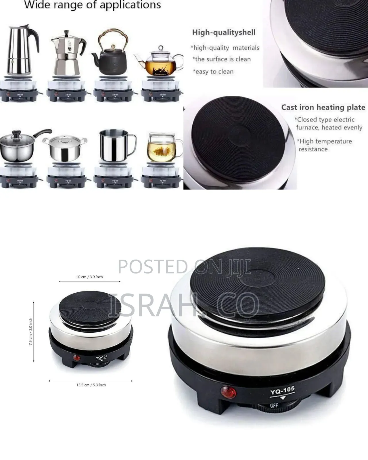 Portable Electric Mini Hot Plate / Countertop Heating Stove