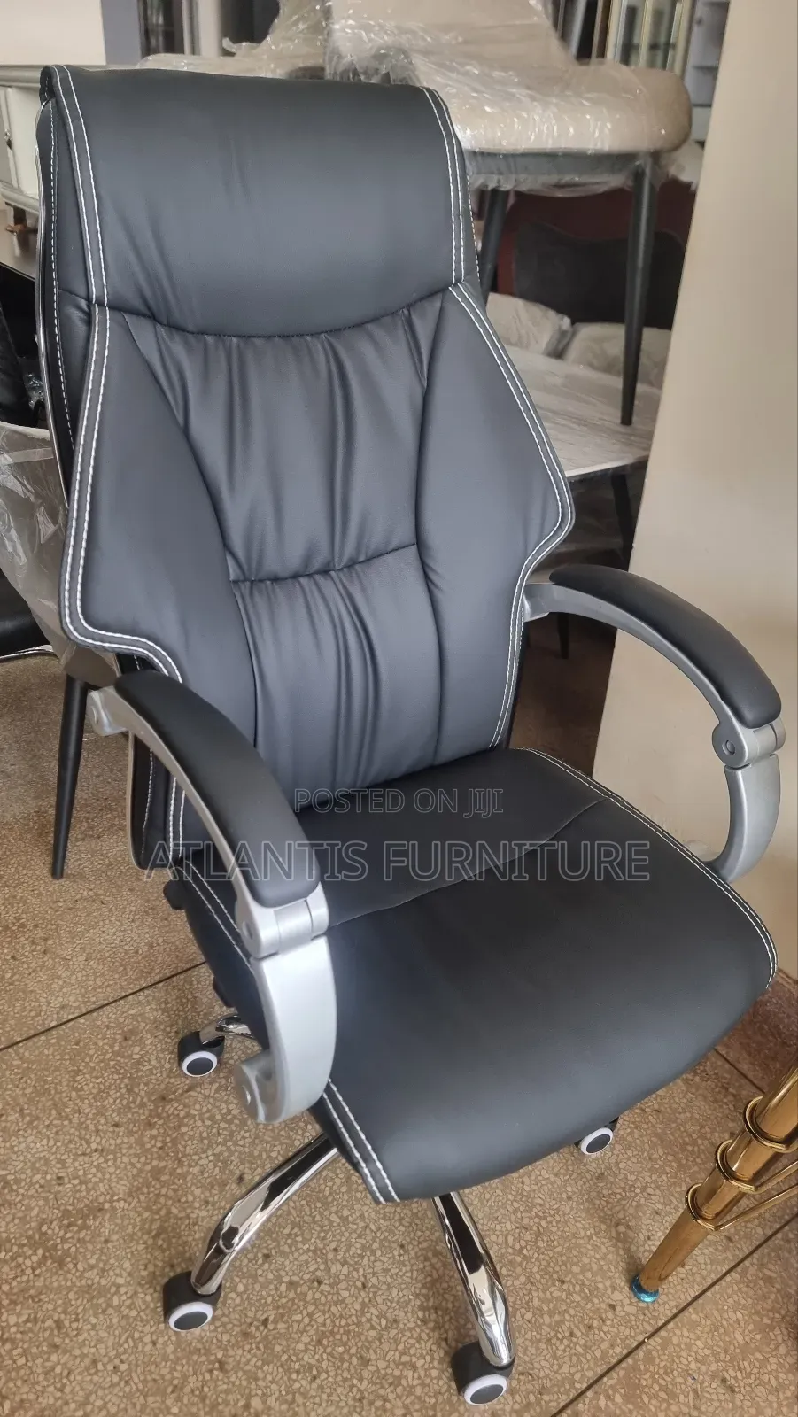 Silver Arms Executive Office Chairs