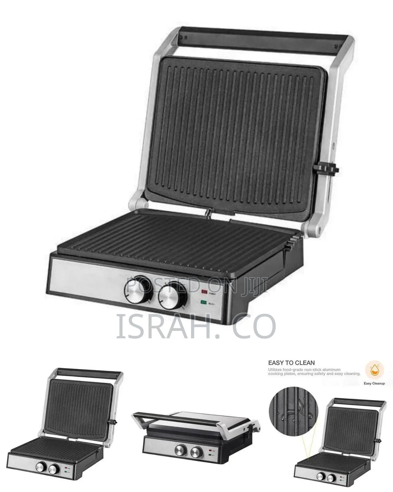 Versatile 4-in-1 Contact Grill Panini Press