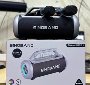 Sinoband Portable Speaker With Duo Microphone