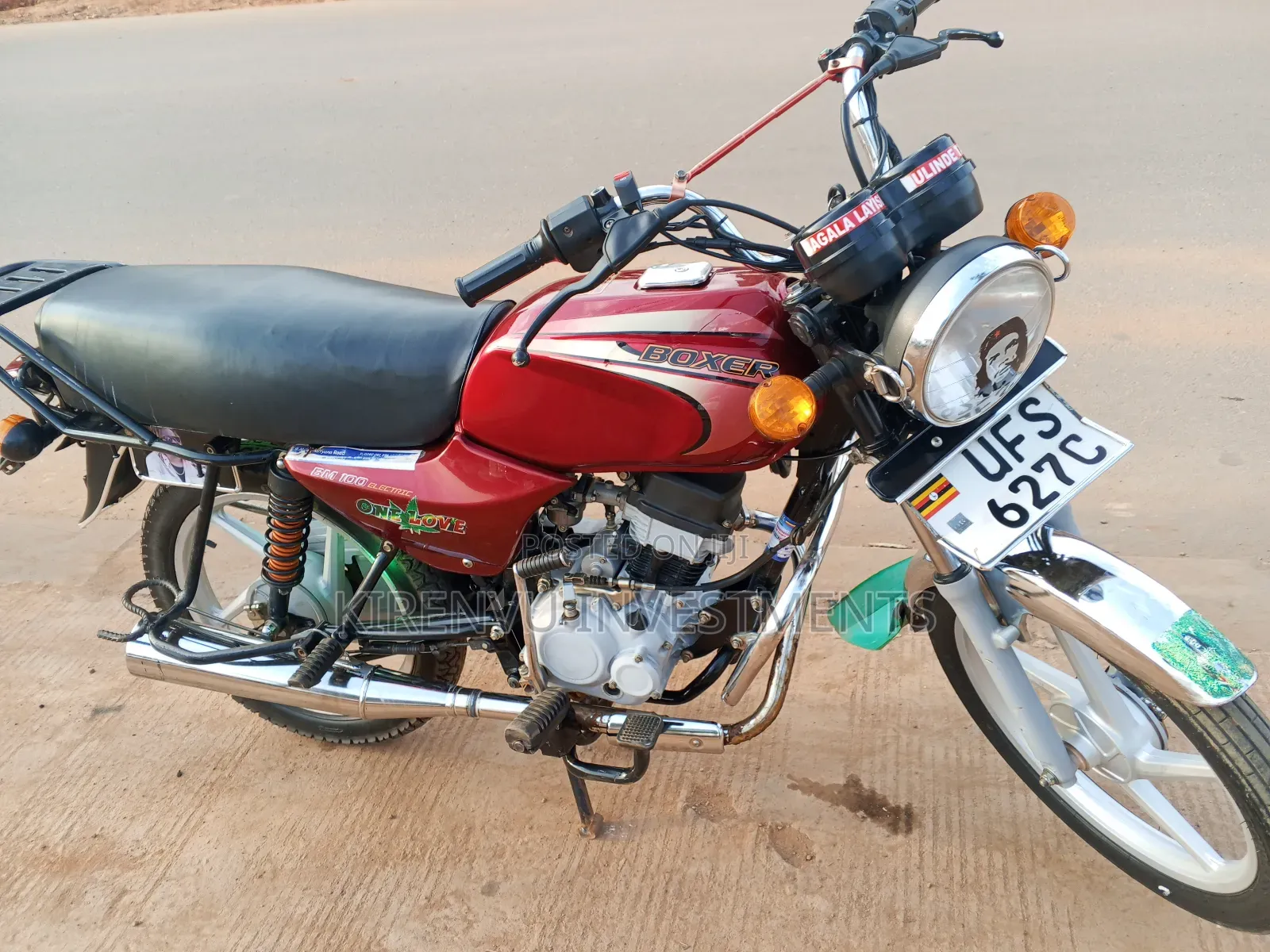 Bajaj Boxer 125 2017 Red