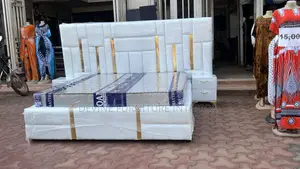 6x6 Bed in White Color