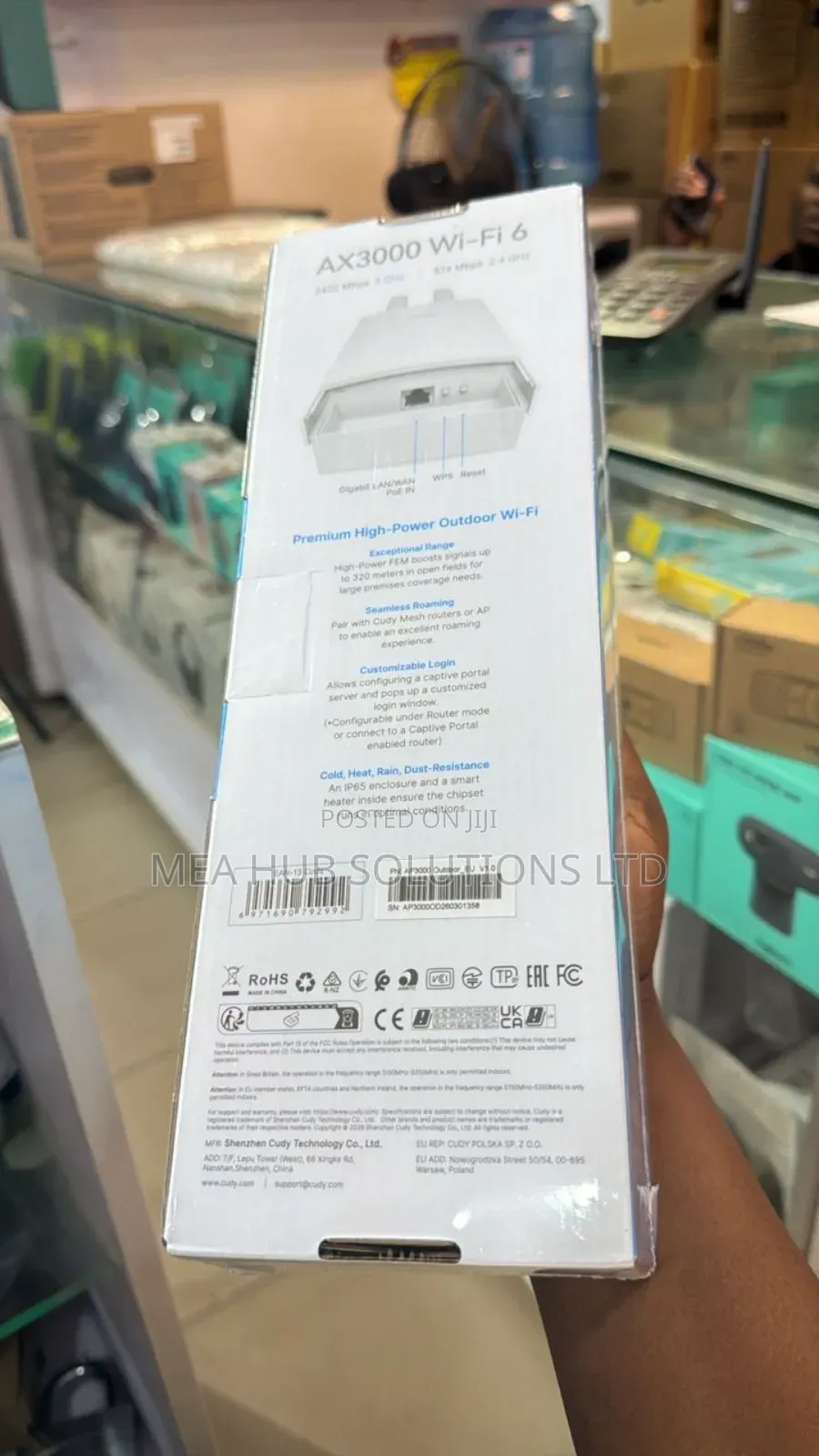 Cudy Ax3000 High-Power Outdoor Access Point