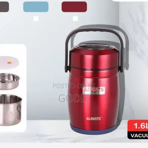 Always 1.6l Stainless Steel Vacuum Insulated Food Flask,