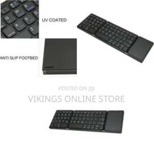 Foldable Keyboard B089t With Touchpad, Bt 5.1, 64 Keys, Portable