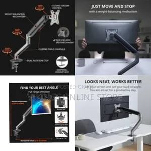 Single Monitor Mount, Holds Screens Up to 32 Inches and 19.8 LBS