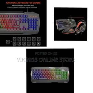 Meetion C490 4 In 1 Pc Gaming Kit Keyboard, Mouse, Headset And Mouse