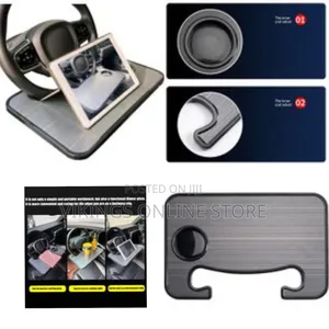 Portable Steering Wheel Dining Table Car Notebook Travel Laptop