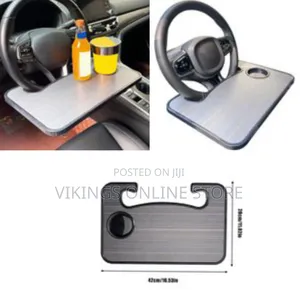 Portable Steering Wheel Dining Table Car Notebook Travel Laptop