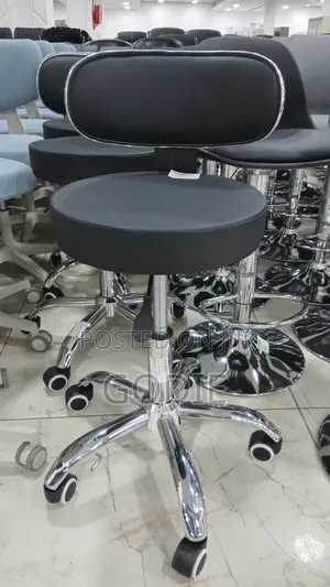 High-quality Adjustable Rolling Stool With A Backrest
