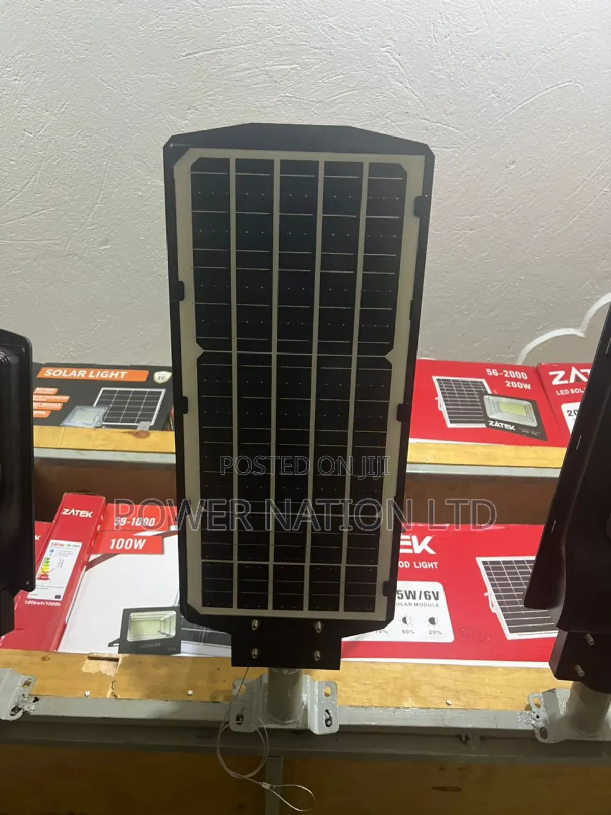 450w Power Nation Solar Street Light With Surveillance Cameras
