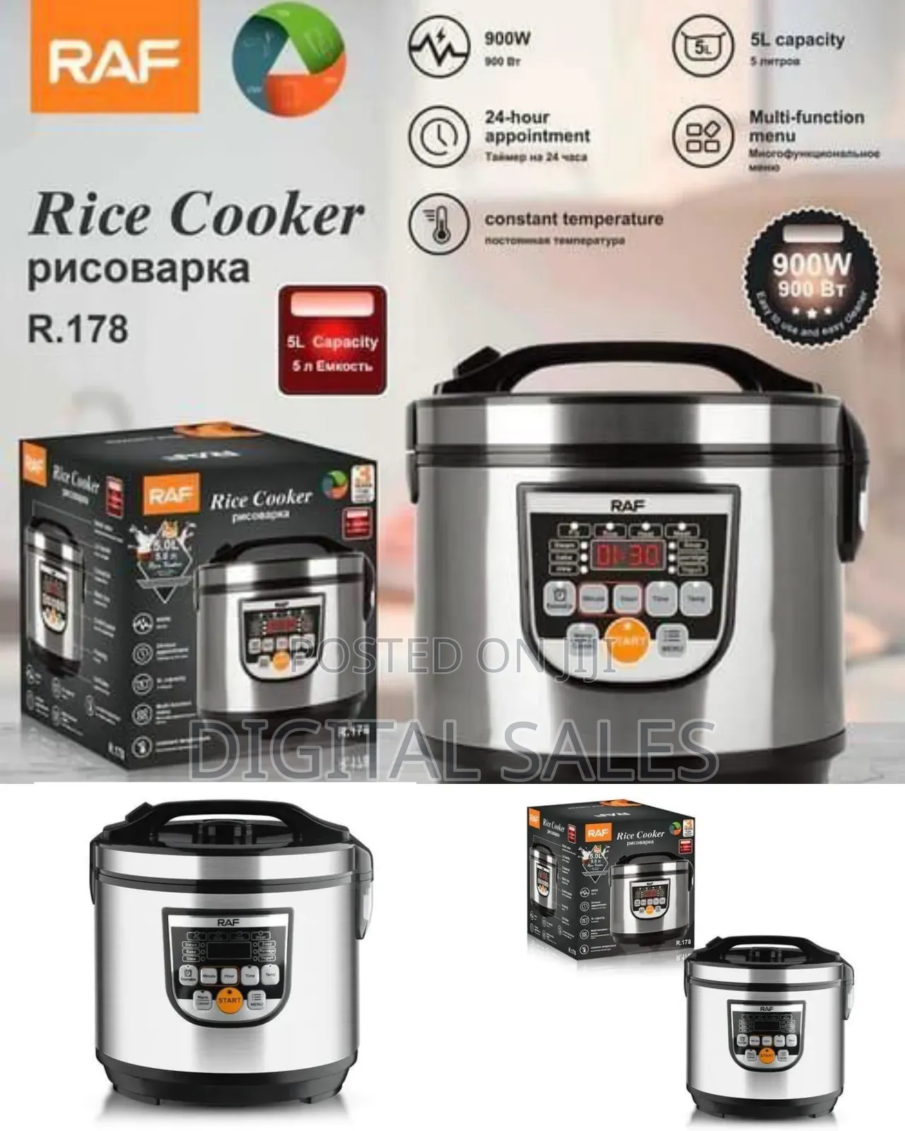 Raf Multi-Functional Electric Rice Cooker