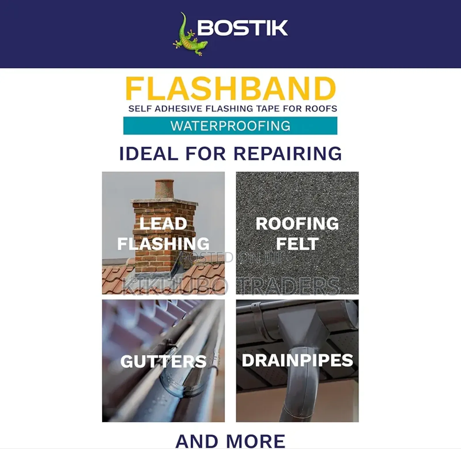 Flashband Self Adhesive Leak Proof Tape