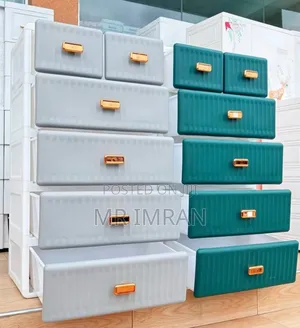 Multi-Tier Plastic Baby Wardrobe