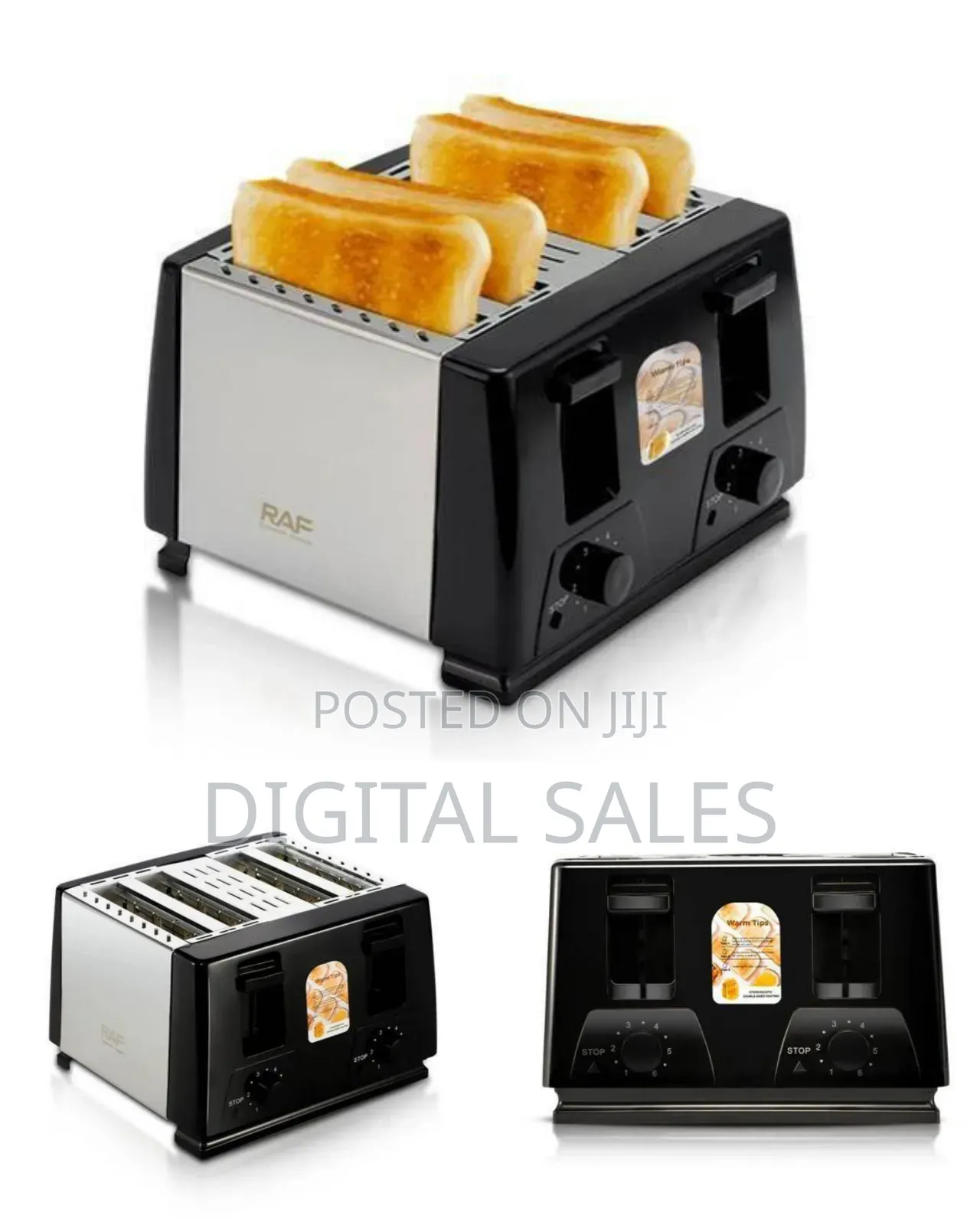 Raf Efficient 4-Slice Electric Toaster