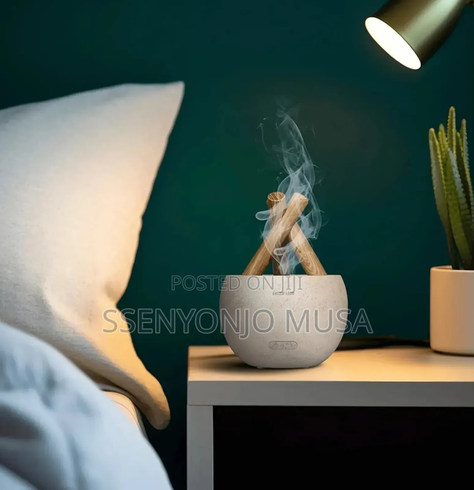 Green Lion Flame Mist Air Diffuser 150ml Led Flame Aroma Humidifier