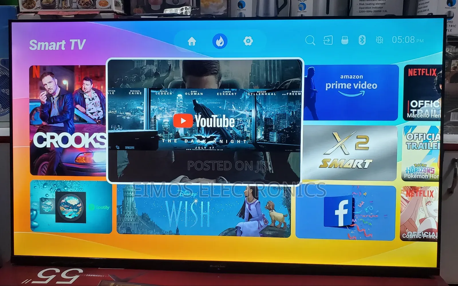 Black Ark 55 Inches Smart Android TVS