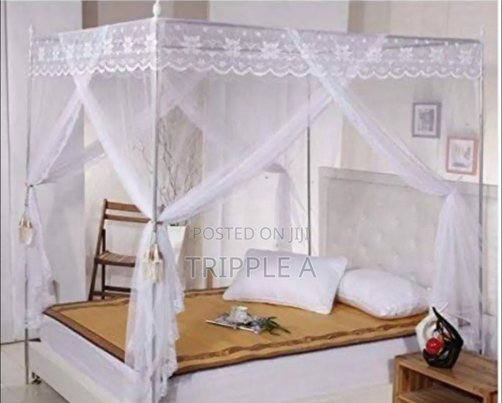 4 Stand Canopy Curtain Mosquito Net