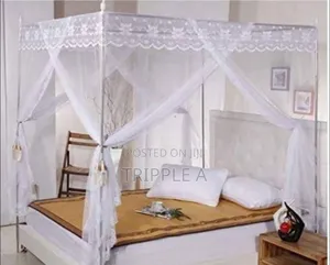 4 Stand Canopy Curtain Mosquito Net