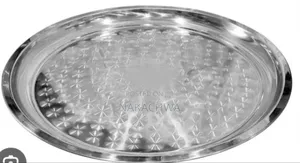 6 Pieces of Stainless Steel Tray Size 60cm