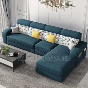 L Sofa Set in Light Gray