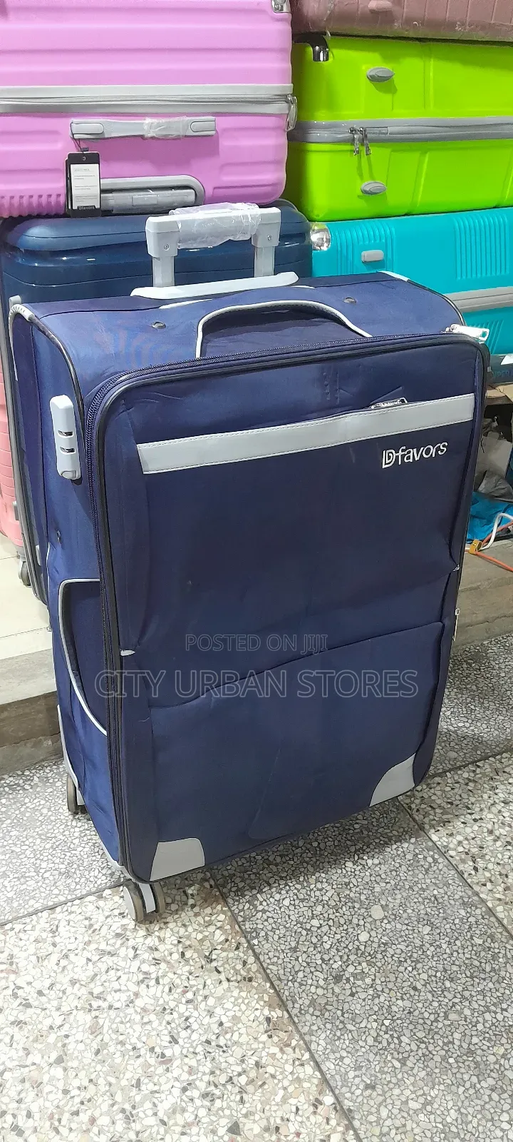 Dfavours Blue Suitcase