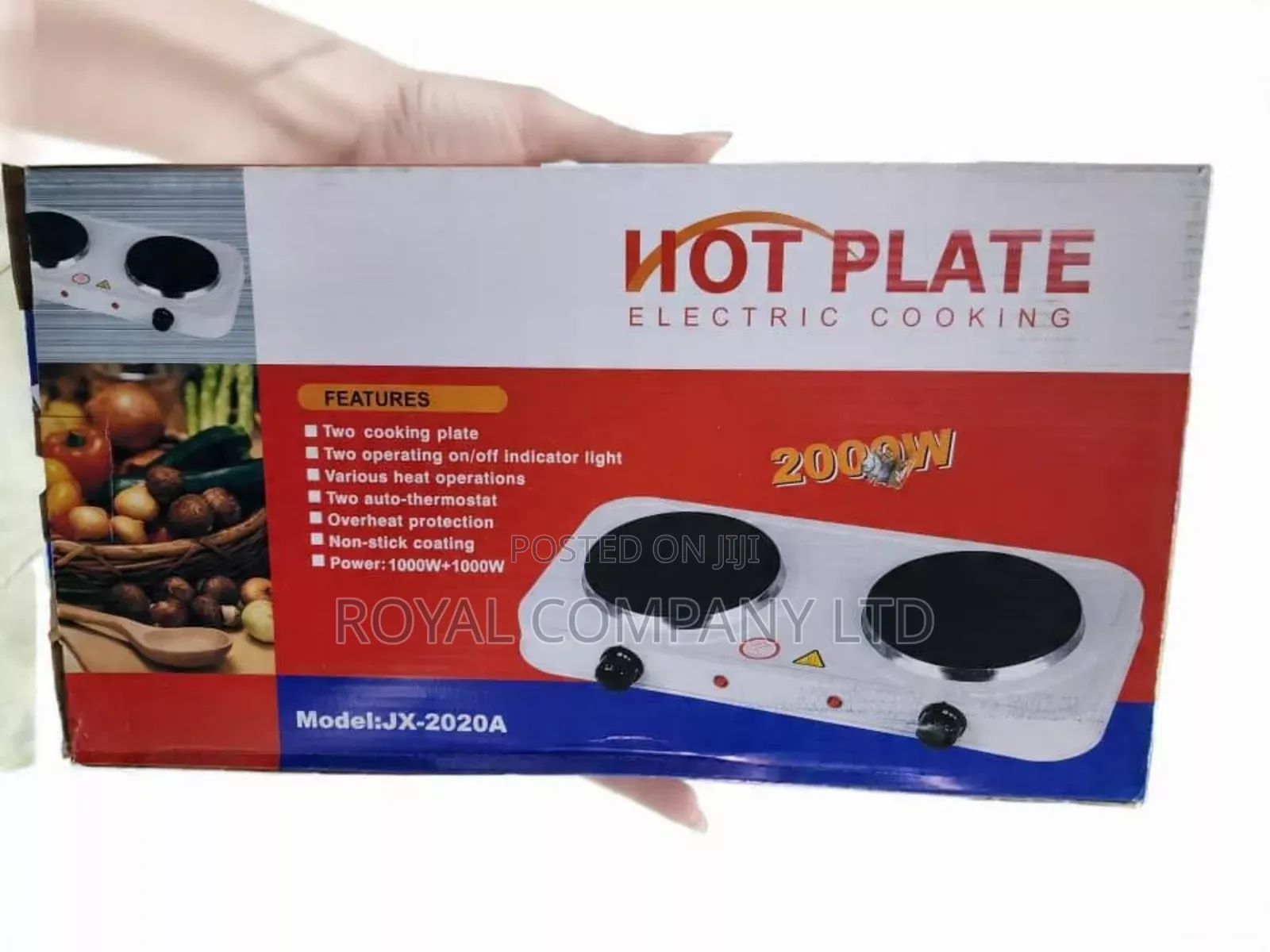 Electric Cooking Hot Plate Double