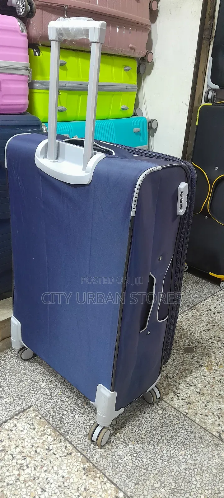 Medium Light Blue Suitcase