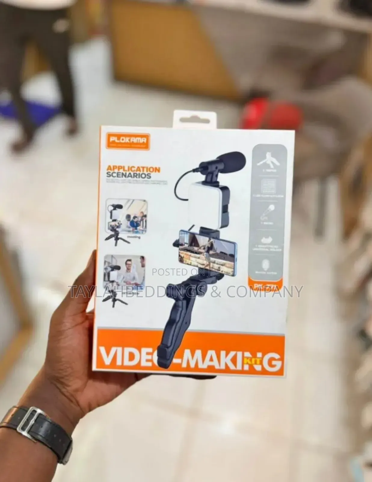 Multipurpose Tripod Professional Video Making Kit - Multicolor