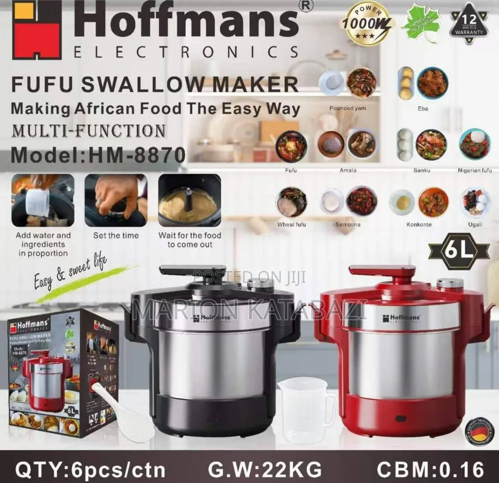 Fufu/Posho Maker