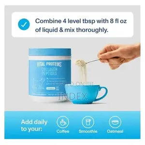 Genuine Proteins Collagen Peptides Vitamin C for Skin, Joint, Bones