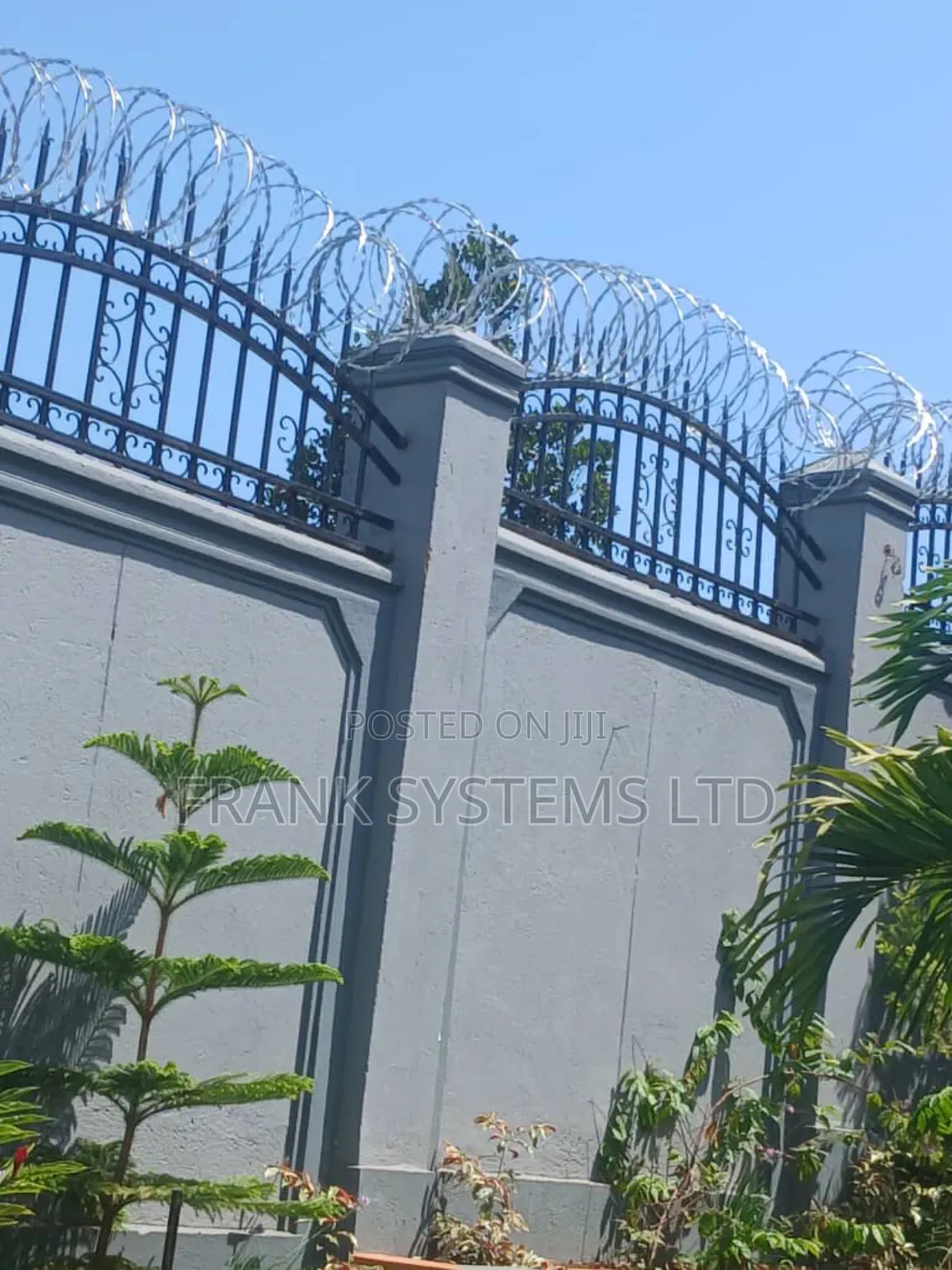 Razor Wire Fencing Silver