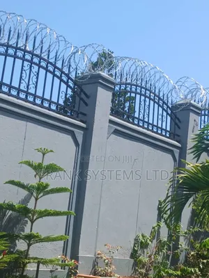 Razor Wire Fencing Silver
