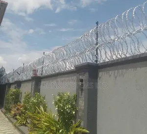Razor Wire Fencing Silver