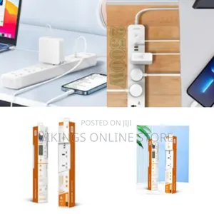 Ldnio Multi Socket Extension Lead With 5 Ac 3 Usb Power Socket Plug