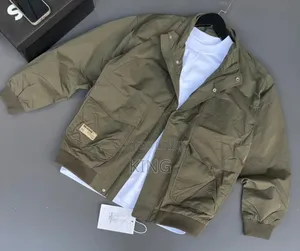 Utilitarian-Style Bomber Jacket